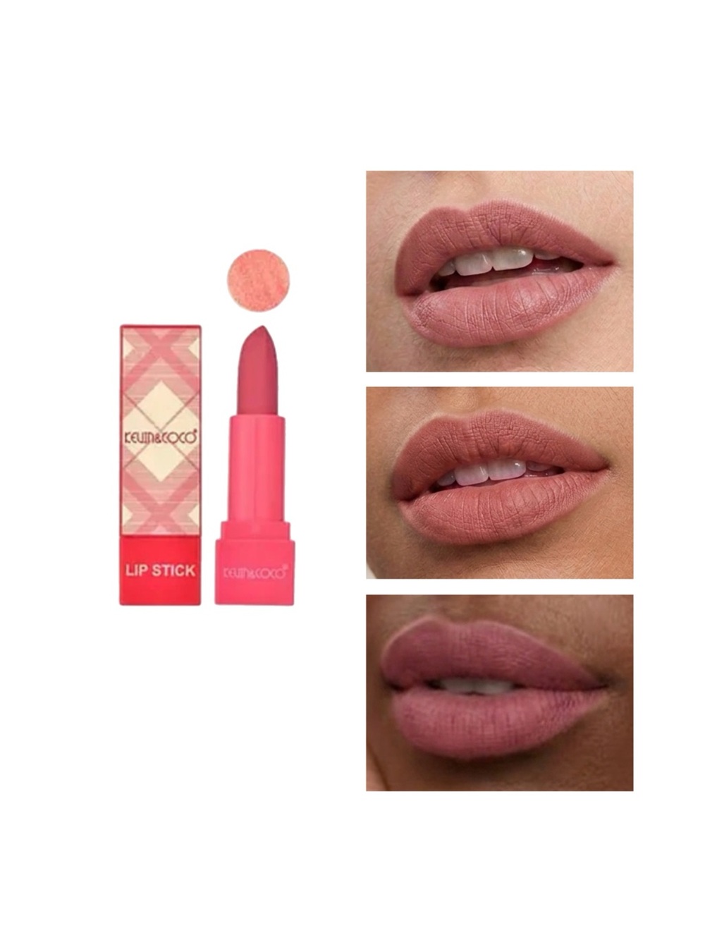 Vintage Pattern Lipstick Trio — Pink & Red Shades - Picture 5 of 6